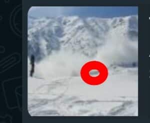 woman and a girl were rescued alive after they were swept away by  avalanche