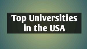 Top Universities in the USA