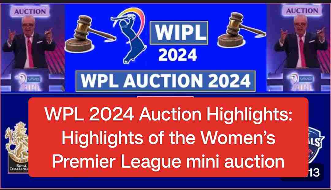 WPL 2024 Auction Highlights