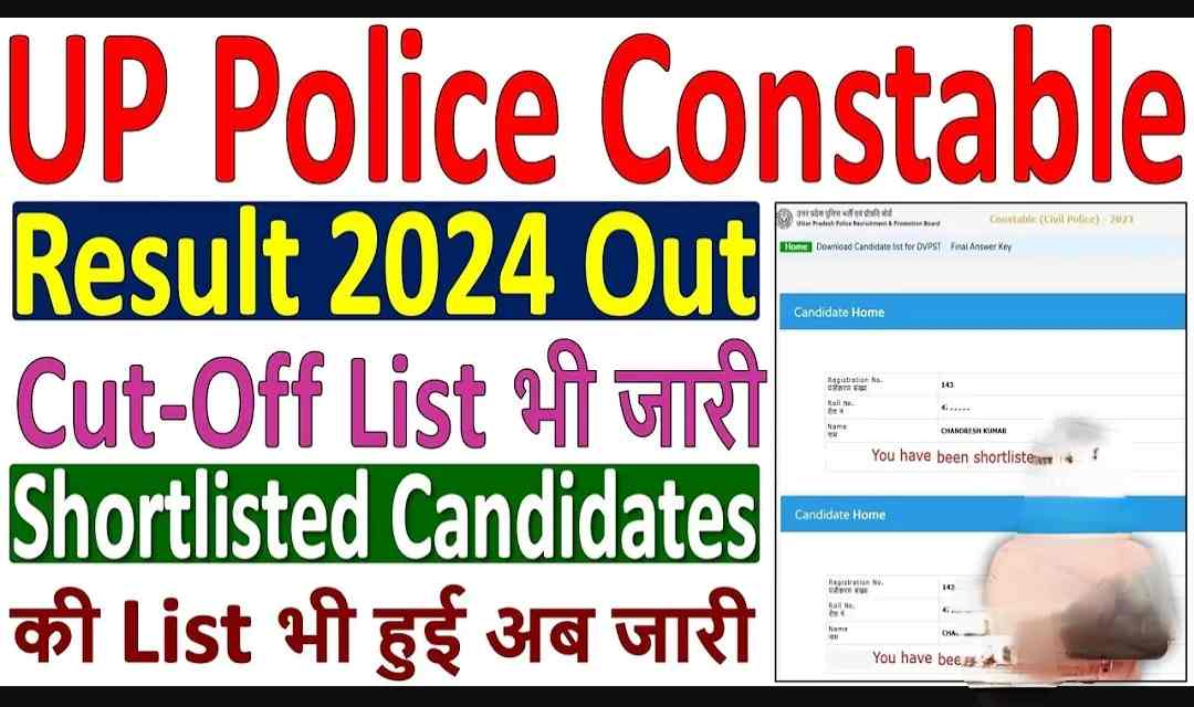 UP Police Constable Result 2024 Declared