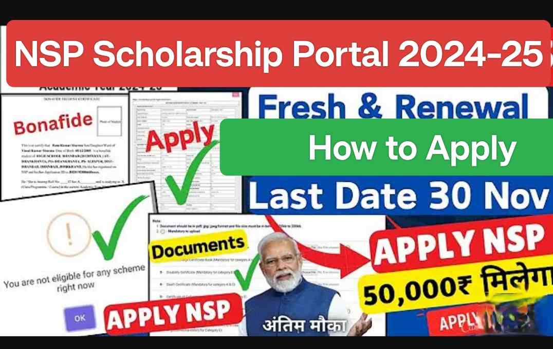 NSP Scholarship Portal 2024-25